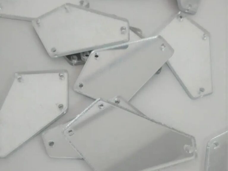 Pentagon Sew-On Mirrors SILVER