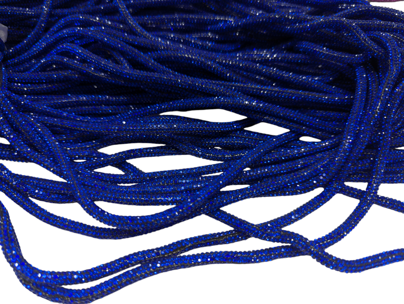 Rhinestone Cord 6Mm Blue