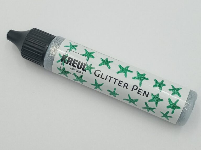 Glitter On Fabric Silver