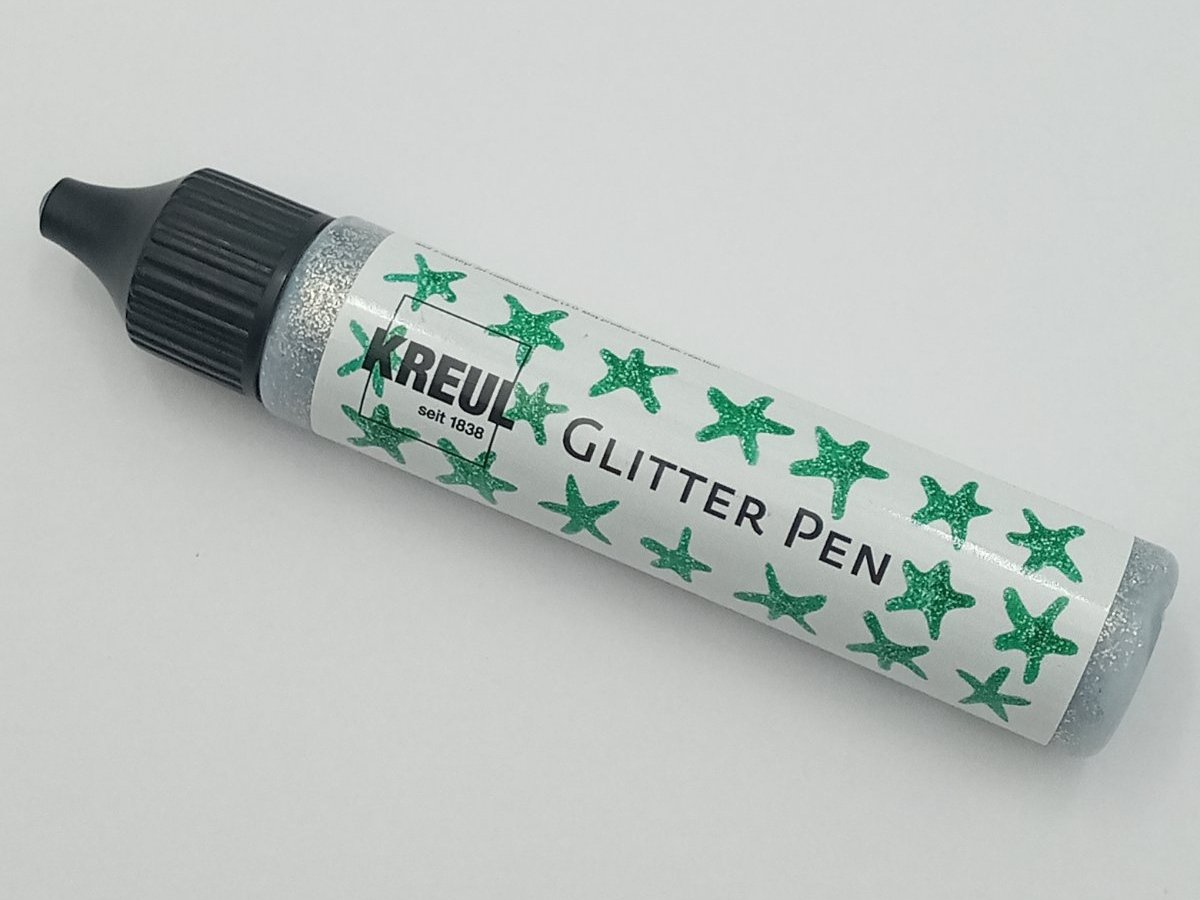 Glitter On Fabric Silver