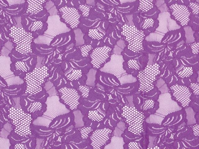 Floral Cascade Stretch Lace LILAC DREAM