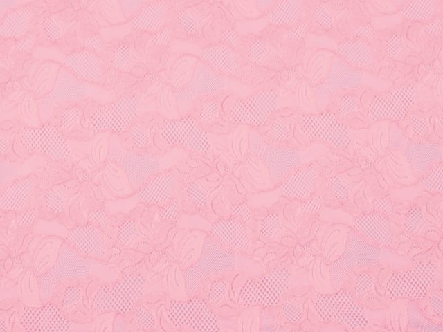 Floral Cascade Stretch Lace - SUGAR PINK