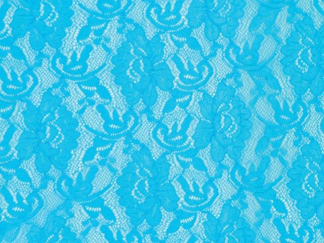 Flower Stretch Lace BLUE PARADISE