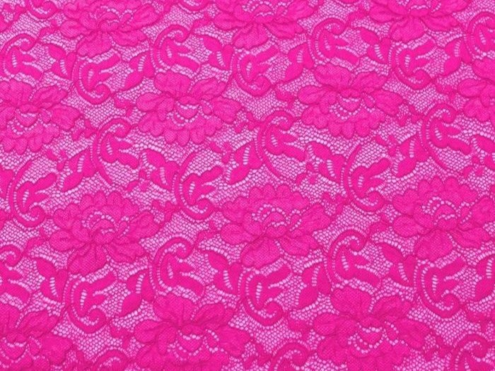 Flower Stretch Lace PINK FIZZ