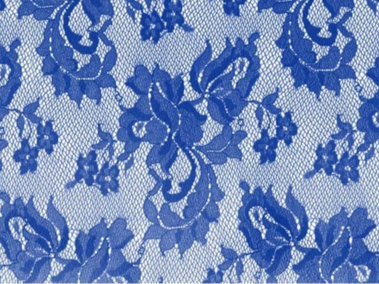 Spanish Rose Stretch Lace OCEAN BLUE