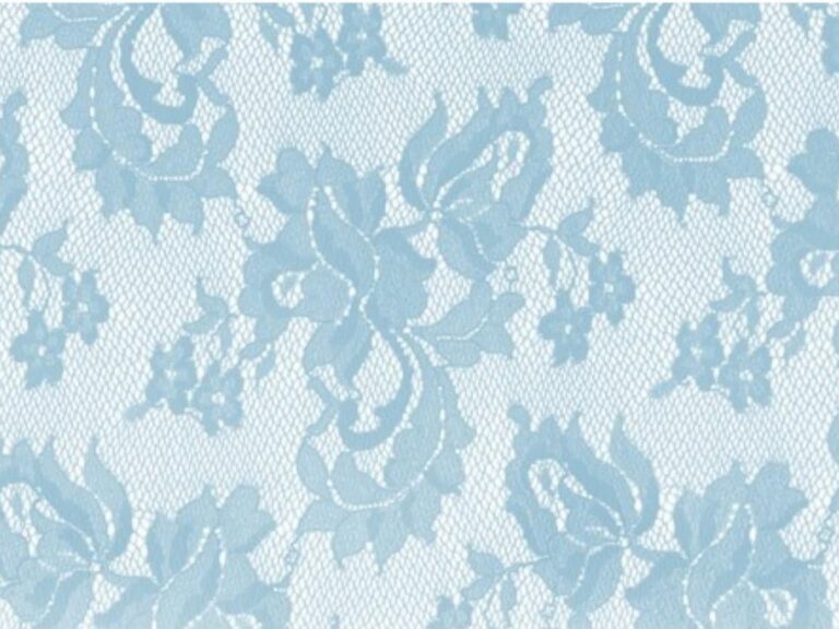 Spanish Rose Stretch Lace - TURQUOISE