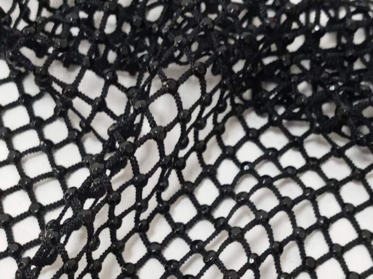 Rhinestone Mesh BLACK