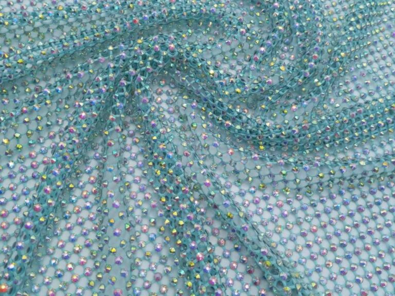 Rhinestone Mesh - BLUEBELL/COBALT