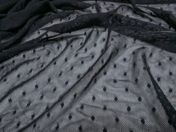 Stretch Net Polka Dot