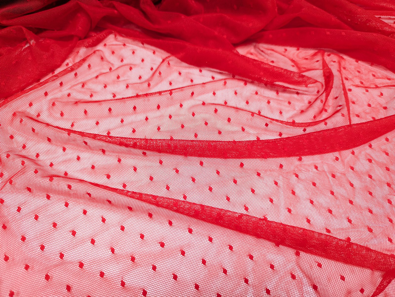 Stretch Net Polka Dot