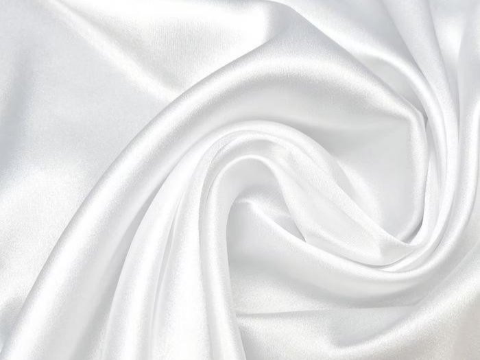 Stretch Satin - Chrisanne Clover WHITE