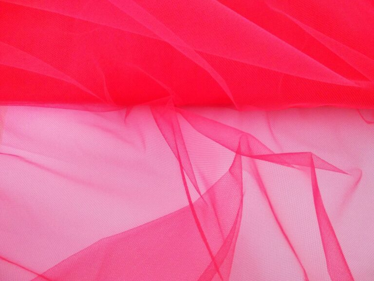 Tulle - Chrisanne Clover FLUORESCENT RED/HOT RED