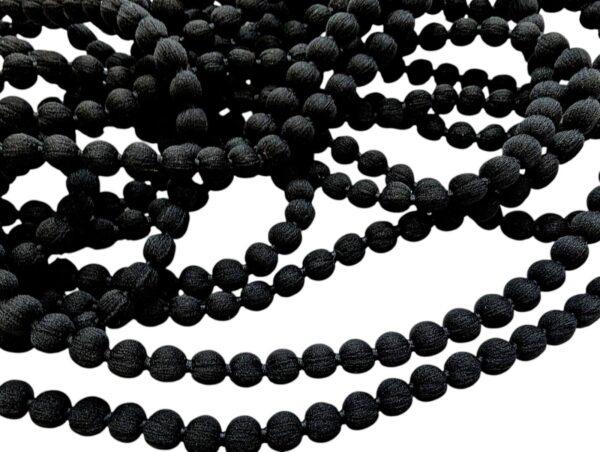 Trim Pom Pom Black