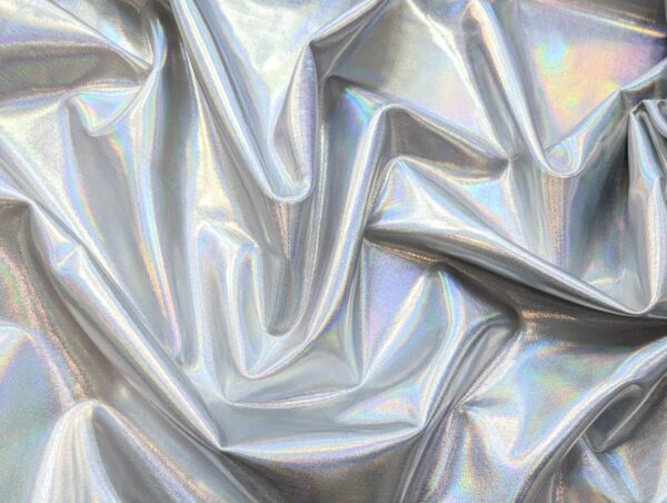 Lycra Stretch Metallic Foiled