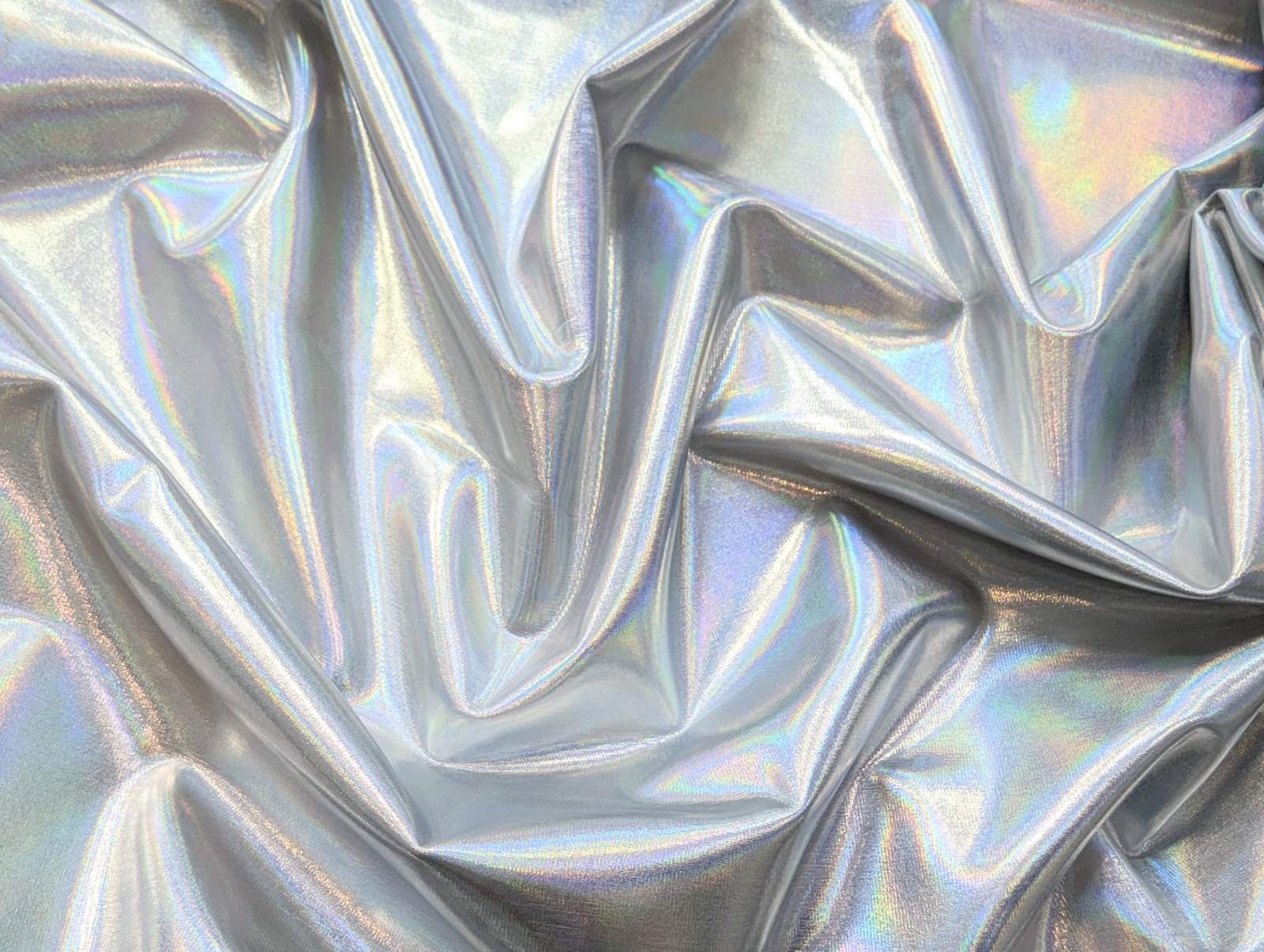 Lycra Stretch Metallic Foiled