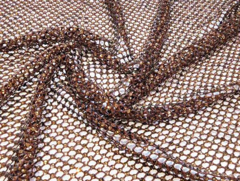 Rhinestone Mesh ESPRESSO/CARAMEL