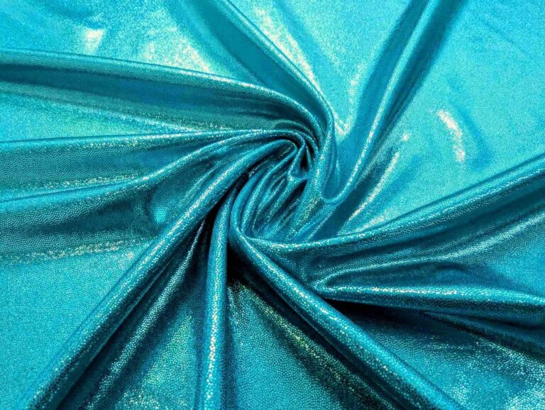 Lycra Metallic Dot - Astella AQUA
