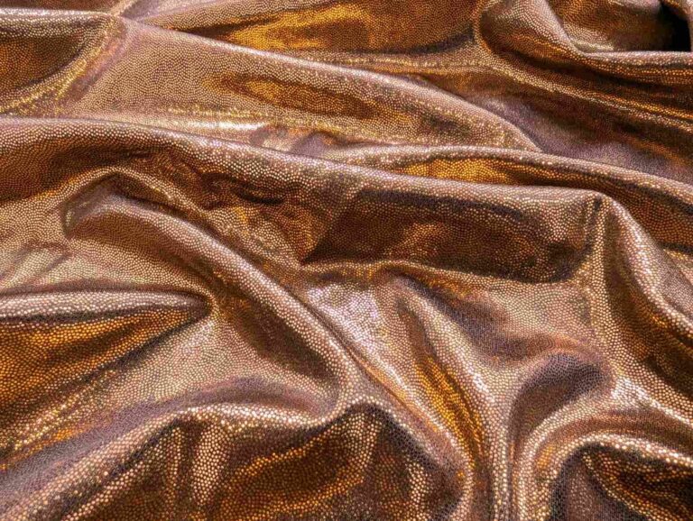 Lycra Metallic Dot - Astella COPPER