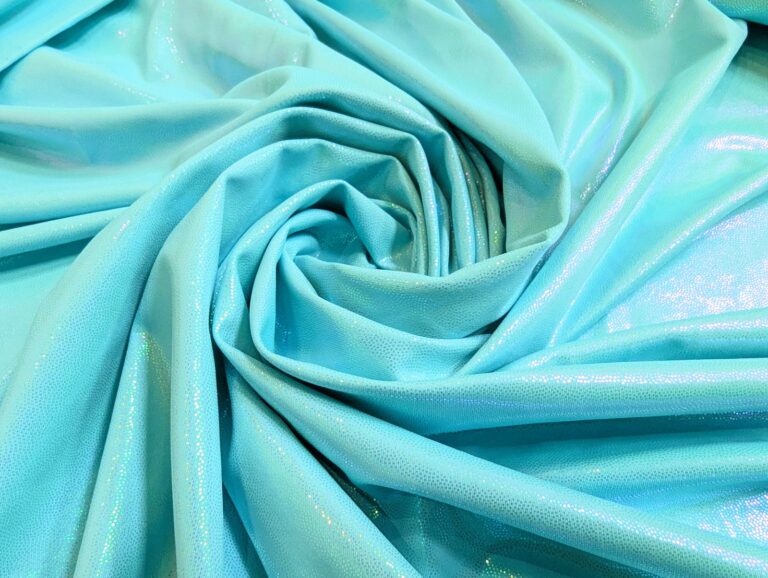 Lycra Metallic Dot - Astella - AQUA/TIFFANY
