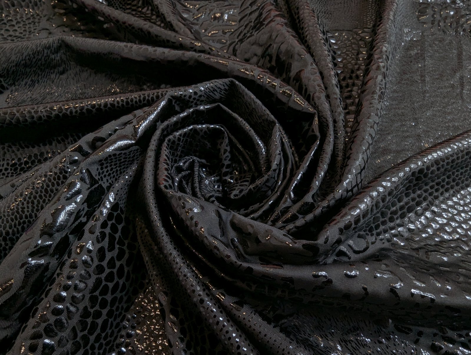 Lycra Python Foiled