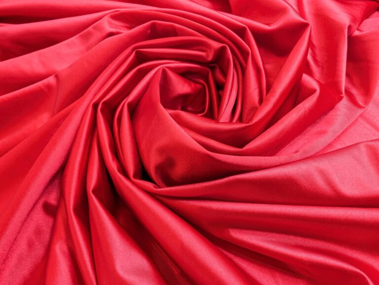 Lycra Silk Effect RED
