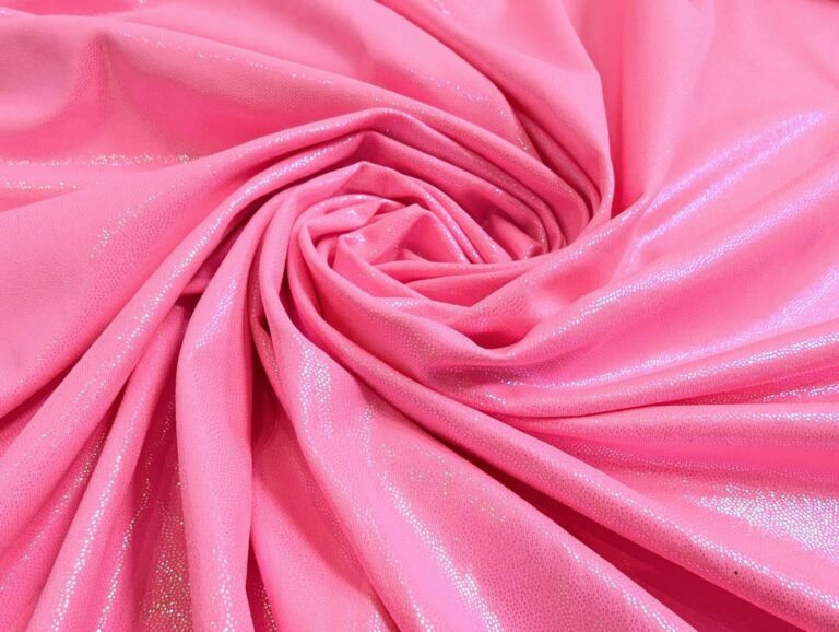 Lycra Metallic Dot - Astella - ELECTRIC PINK/PINK FIZZ