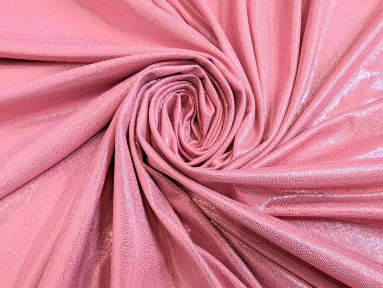Lycra Metallic Dot - Astella POWDER PINK/ROSE PINK