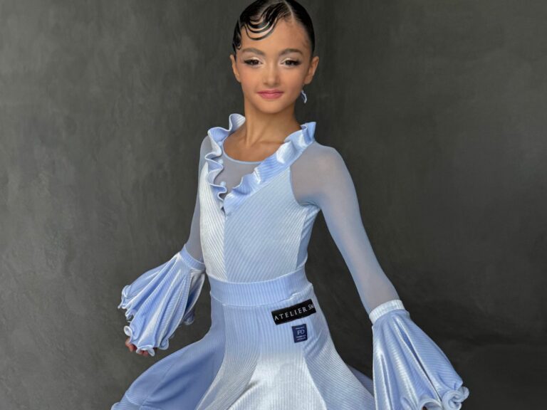 Juvenile Dress In Colour Sky Blue