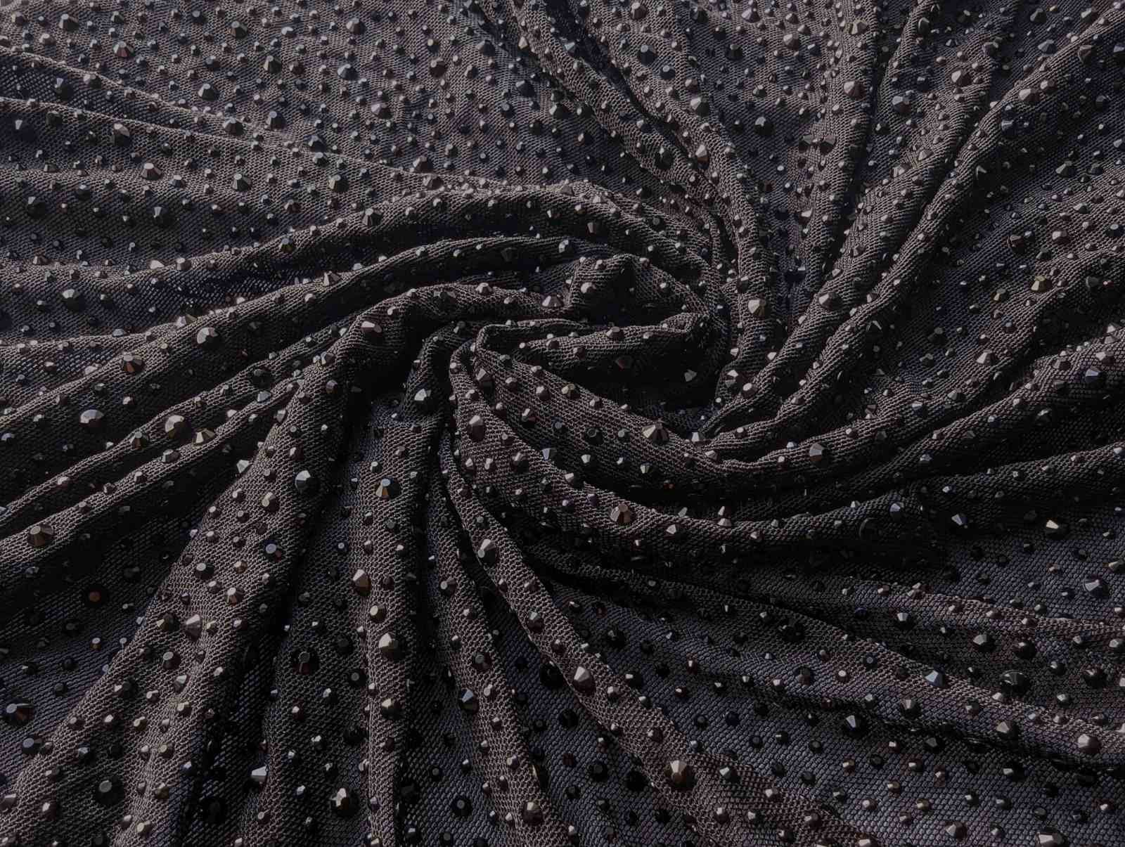 Rhinestone Stretch Net