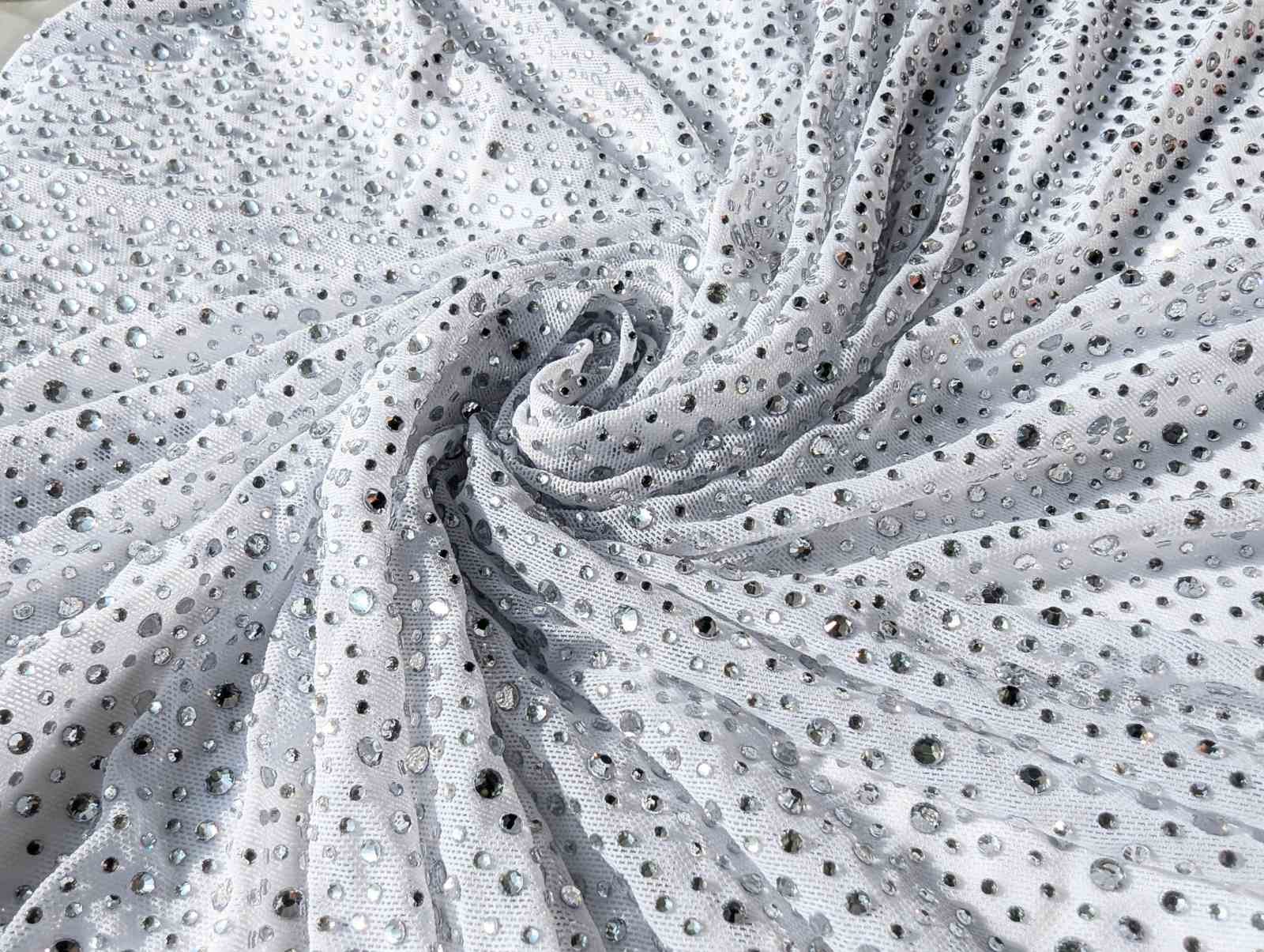 Rhinestone Stretch Net