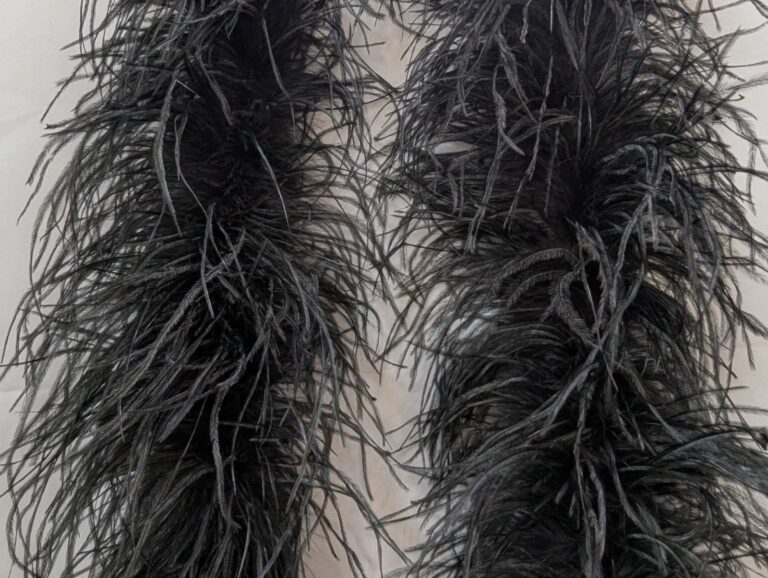 Ostrich Feather Boa 6 Ply BLACK