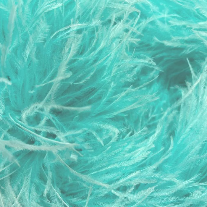 Pure Ostrich Feather Boa Lux 6 Ply TIFFANY