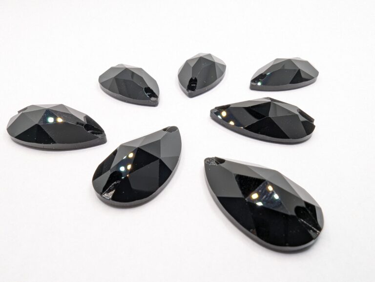 Drop Sew-On Stones - Astella JET