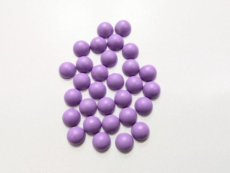 Matt Half Pearl Beads LILAC