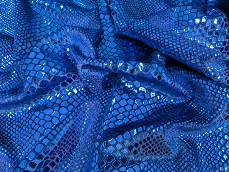Python Foiled On Velvet ROYAL/NAVY