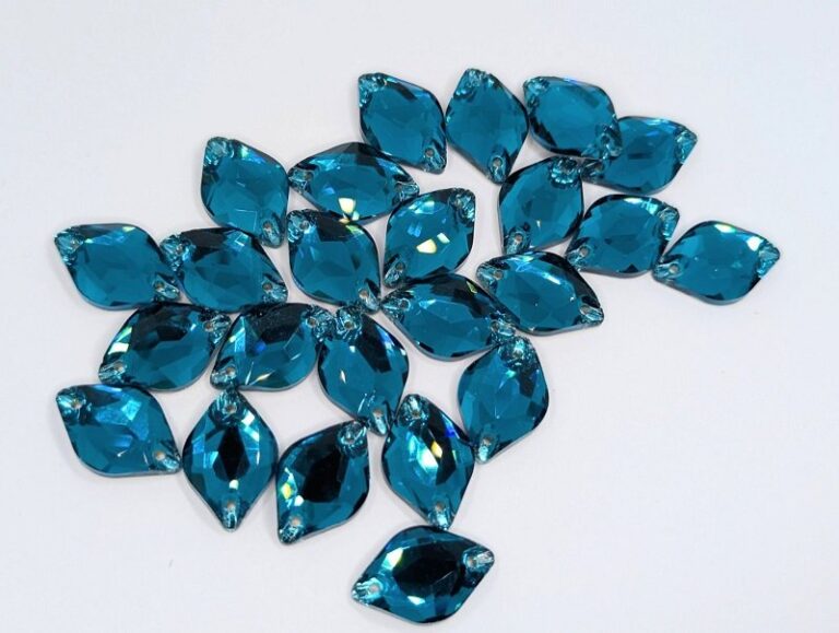Lemon Sew-On Stones BLUE ZIRCON