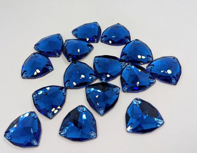 Trilliant Sew-On Stones SAPPHIRE