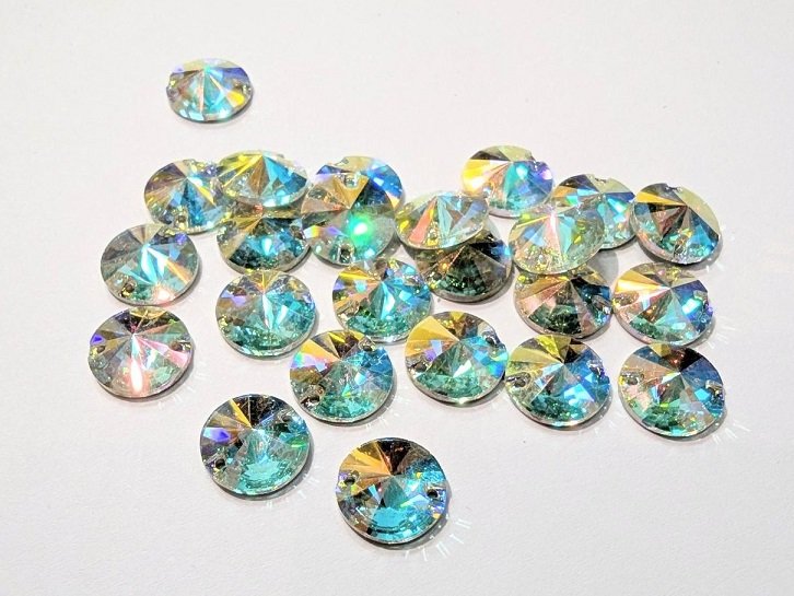 Rivoli Sew-On Stones - Preciosa CRYSTAL AB