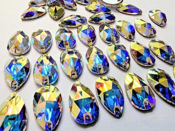 Drop Sew-On Stones - Swarovski CRYSTAL AB