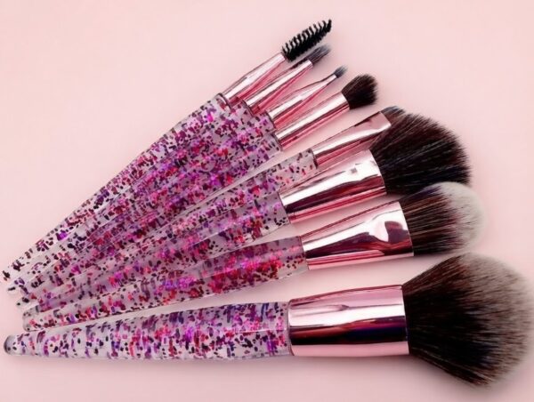 Set Of Brushes For Makeup Glam Brush Collection 8 Pcs