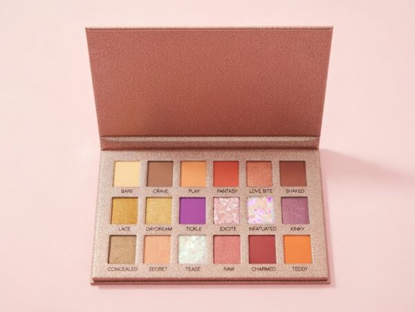 Treeceng Bling 18 Colours Eyeshadow Palette - Champagne Glitter Package Eyeshadow Palette