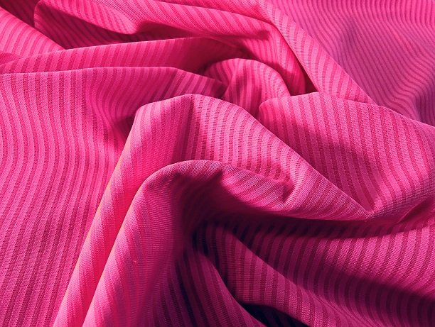Lycra Micro Stripe CERISE/PINK FIZZ