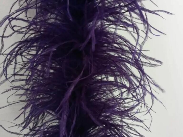 Ostrich Feather Boa 4 Ply PURPLE RAIN