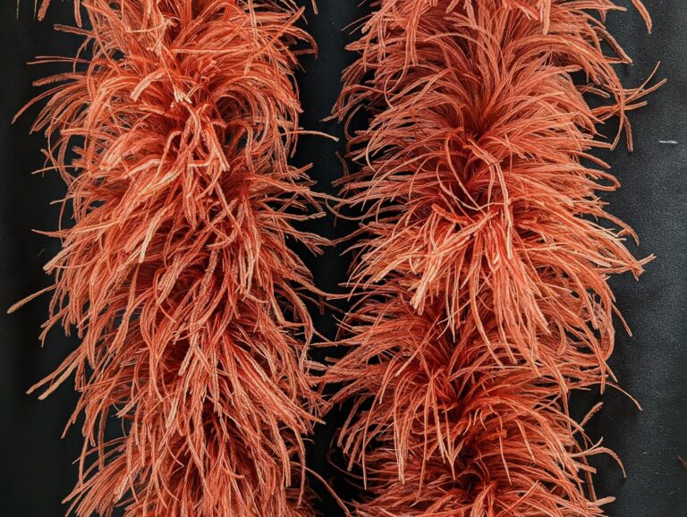 Ostrich Feather Boa Lux 5 Ply TERRACOTA