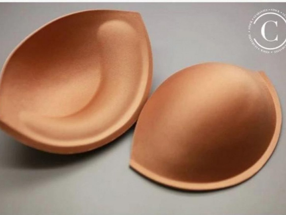 Bra Cups With Uplift - Tan 3