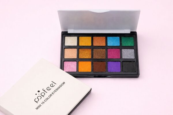 Eyeshadow Palette Shining Mini Popfeel Shimmer 15 Colors